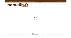 Desktop Screenshot of homelib.fr