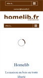 Mobile Screenshot of homelib.fr