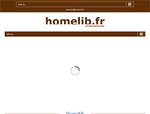 Tablet Screenshot of homelib.fr